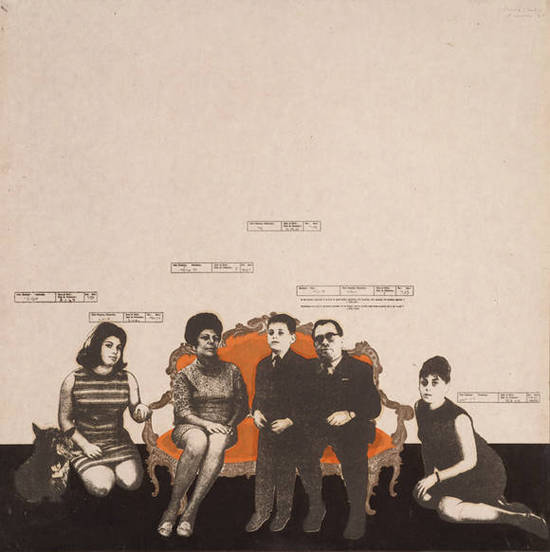 노다 테츠야, ‘일기;1968년 9월 11일’. 실크스크린, 목판, 82 × 82cm, 1968. 사진 = 경기도미술관