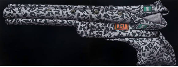 윤종석, '지난 그때'. 캔버스에 아크릴릭, 518 x 194cm. 2009.