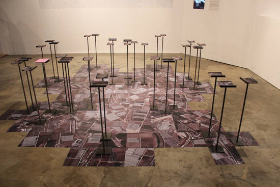 SoA(강예린, 이재원, 이치훈)와 문화인류학자 김현미 교수가 협업한 ‘다시-정착(Re-Settling)’. (사진=안창현 기자)