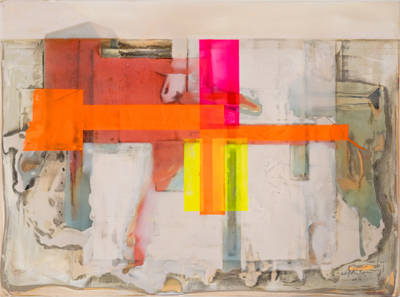 김휘부의 작품. 혼합 매체, 31 x 46cm. 2016.