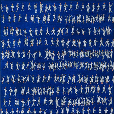 김희옥의 작품. 혼합 매체, 31 x 31cm. 2015.