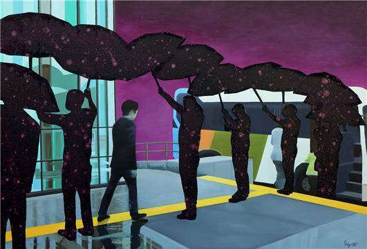 최상진, '습작 26'. 90.9 x 60.6cm, 캔버스에 유채. 2016. (사진 = 토포하우스)