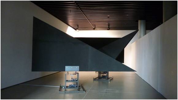 정성윤 작가의 'Shapes' 설치 전경.(사진=김종영미술관)