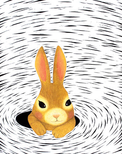 허지나, '하이드 앤 씨크(Hide-and-Seek)'. 스크래치 보드에 LED, 460 x 360cm. 2016.