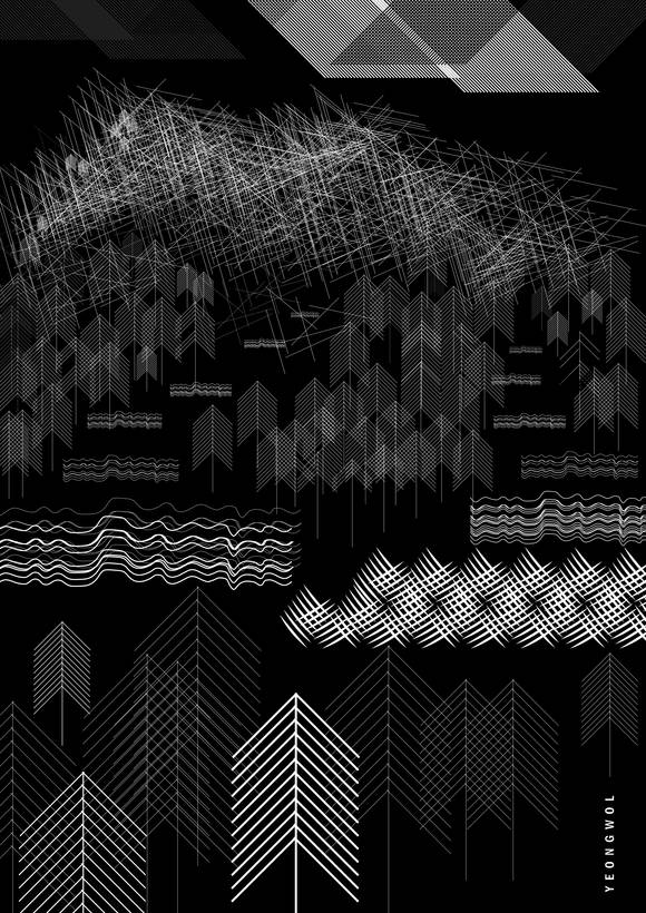 Joseph Felix McCullagh의 영월 주제 작품. (사진 = 백두대간 국제디자인전)