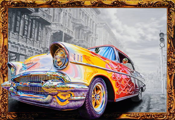 강세경, '씬(Seen) 201607'. 캔버스에 오일, 116 x 80cm. 2016.