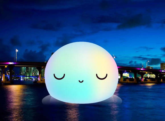 롯데백화점이 주관하는 세 번째 공공미술 프로젝트인 '슈퍼문 프로젝트'가 잠실 석촌호수 및 롯데백화점 잠실점 주변에서 열린다. ALL RIGHTS RESERVED FRIENDSWITHYOU INC.