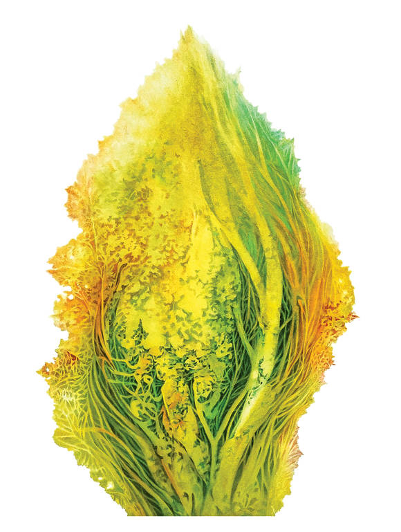 전경희, '무제'. 90 x 60cm, 장지에 채색. 2015. (사진 = 핑크붓다)