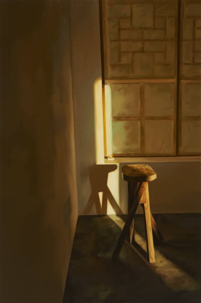 정보영, '라이팅 업(Lighting Up)'. 캔버스에 오일, 60.6 x 50cm. 2014.