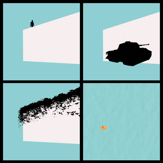 인터미디어Y, '지각(Perception) 02'. 싱글 채널 비디오, 3분, 2016.