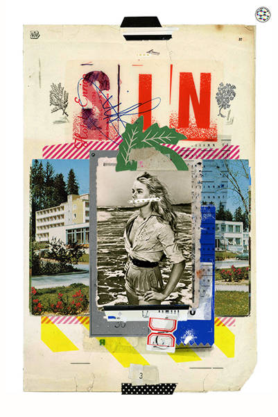 '작가와 함께 하는 예술쇼핑'전에 출품되는 나얼의 근작 '하마르티아 - 디지털 콜라주'.