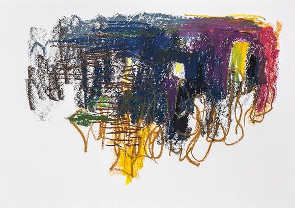 김선휘, '무제'. 종이 위에 오일 파스텔, 30 x 41cm. 2016.