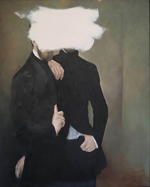 완다 베르나르디노, '애즈 데이 아(As They Are)'. 캔버스에 오일, 92 x 102cm.