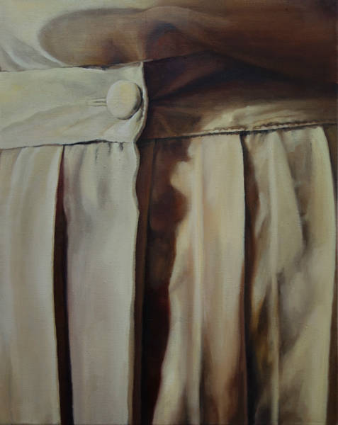 리아 카자코우, '무제(Untitled)'. 캔버스에 오일, 50 x 40cm. 2016.