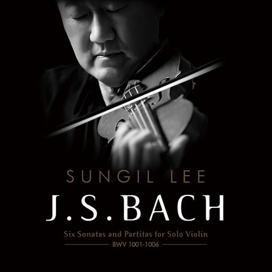 이승일 바이올리니스트의 바흐 무반주 파르티타 & 소나타 전곡 앨범 표지.