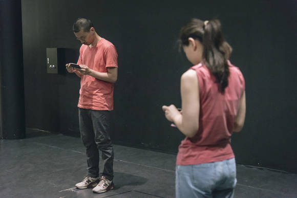 노경애, '줄자-/정류장'. 2015. (사진 = 플랫폼-엘)