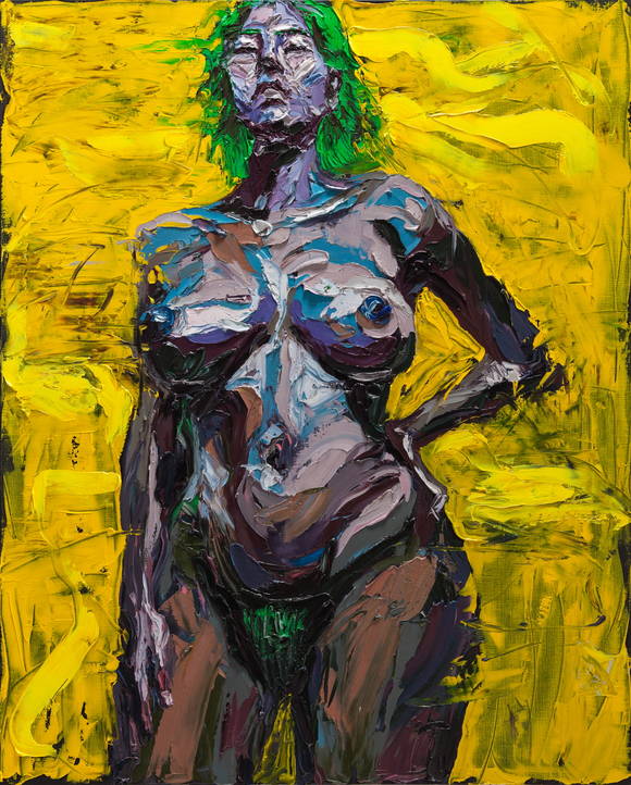 임남훈, 'NUDE-#1-Relation(관계)'. 캔버스에 오일,133 x 162 cm. 2015.
