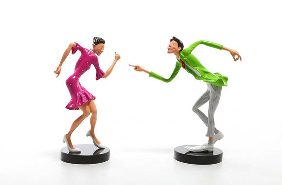 김경민, '원더풀 데이'. 70 x 20 x 42cm, 브론즈에 아크릴 채색. 2016. (사진 = 소울아트스페이스)