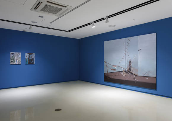 '자리' 전시의 설치 모습. (사진 = 페리지갤러리)