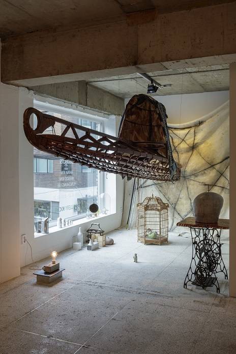 이헌정 작가의 설치작업. (사진 = 갤러리 기체)