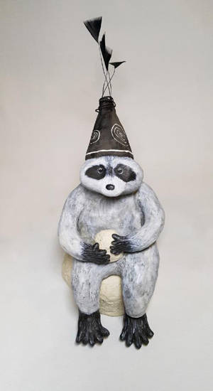 김한울, '돌을 올려놓자'. 세라믹. 2016.