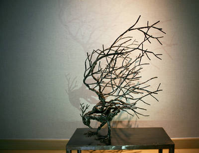 장한솔, '앱스트랙 - 버드(Abstract - Bird)'. 스틸, 45 x 60 x 45cm.