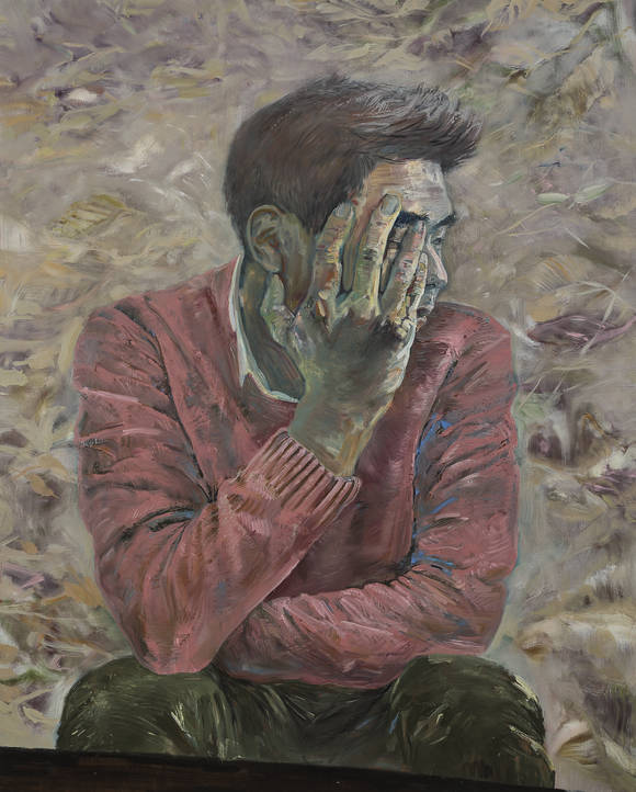 김유란, '몇 마디 대화 후...'. 162.2x130.3cm, 캔버스에 유채. 2017. (사진=갤러리 도스)