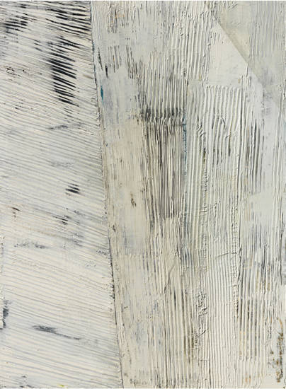 백요섭, '팔림프세스트(Palimpsest)'. 캔버스에 오일, 파스텔, 130 x 97cm. 2016.