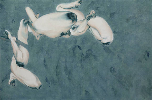 이시원, 무제. 120 × 190, 장지에 채색. 2017. (사진=갤러리 도스)