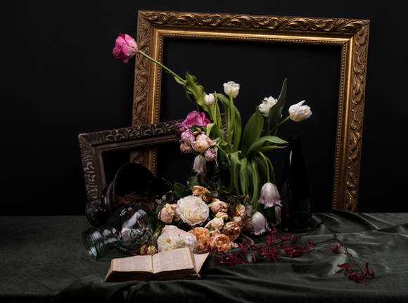 이광기, '막간 꽃(Intermission Flower) No.3'. 잉크젯 프린트, 155 x 118.75cm. 2017.