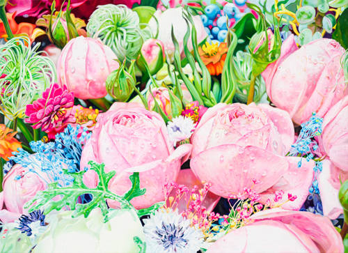 박종필, '비트윈 더 프레쉬(Between the Fresh) No. 78'. 캔버스에 오일, 72.7 x 60.6cm. 2016.