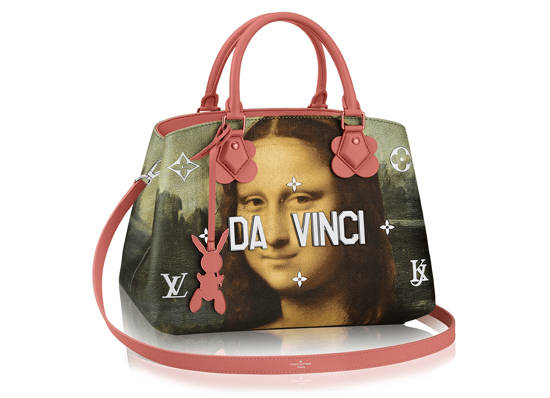 루이 비통과 제프 쿤스의 컬래버레이션으로 탄생한 '마스터즈' 컬렉션 중 명화 다빈치를 새겨넣은 제품.(사진=웰컴어소씨에이츠)