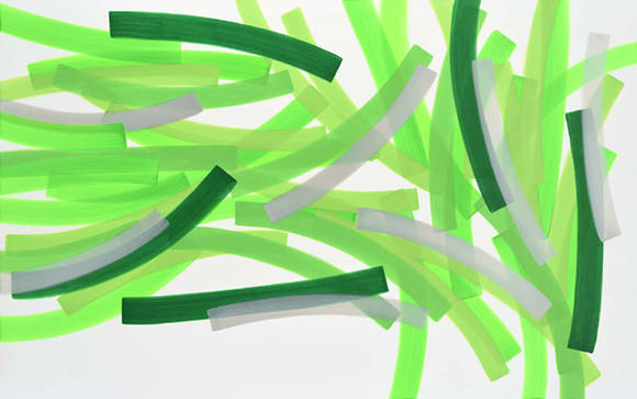 하태임, '통로(Un Passage) No.171011'. 캔버스에 아크릴릭, 181.8 x 290.9cm. 2017.