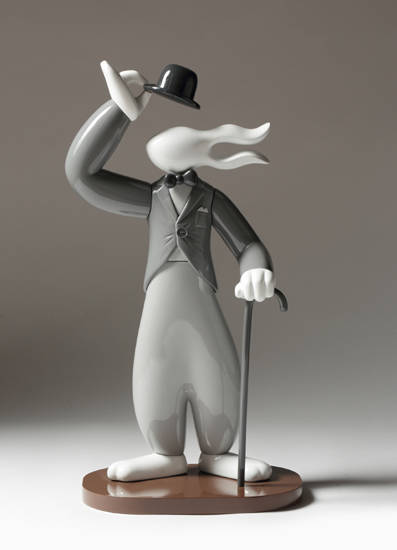 김대성, ‘채플린’. 혼합재료(ABS), 30 x 20 x 60cm. 2017.