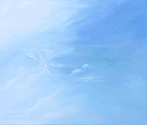 신용재, '무대의 기억 2016.10.18'. 캔버스에 오일, 45.5 x 53cm. 2016.