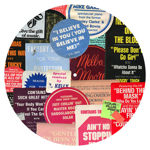 나얼, ‘롱 플레이(Long Play)’. 디지털 콜라주, 100 x 100. 2017.