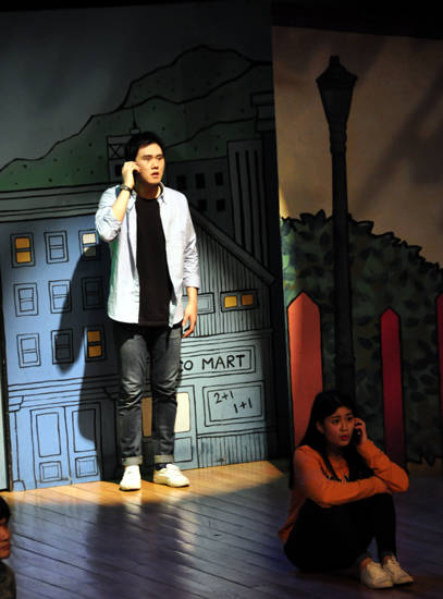 연극 ‘그 남자 그 여자’는 20대 청춘 커플 그리고 30대 사내 커플을 통해 사랑의 첫 설렘부터 갈등, 이별까지 사랑의 다양한 모습을 그린다.(사진=여우별컴퍼니)