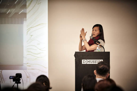 8월 3일 한남동 디뮤지엄에서 최윤선 테이트 미술관 보존 전문가가 테이트 미술관의 보존실과 보존 전문가의 역할에 대한 강의를 진행했다.(사진=예술경영지원센터)