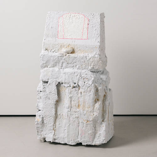 이환희, ‘언더스테이트먼트(Understatement)’. 레진, 스토리폼, 라텍스, 색연필, 오일, 99 x 56 x 32cm. 2017.